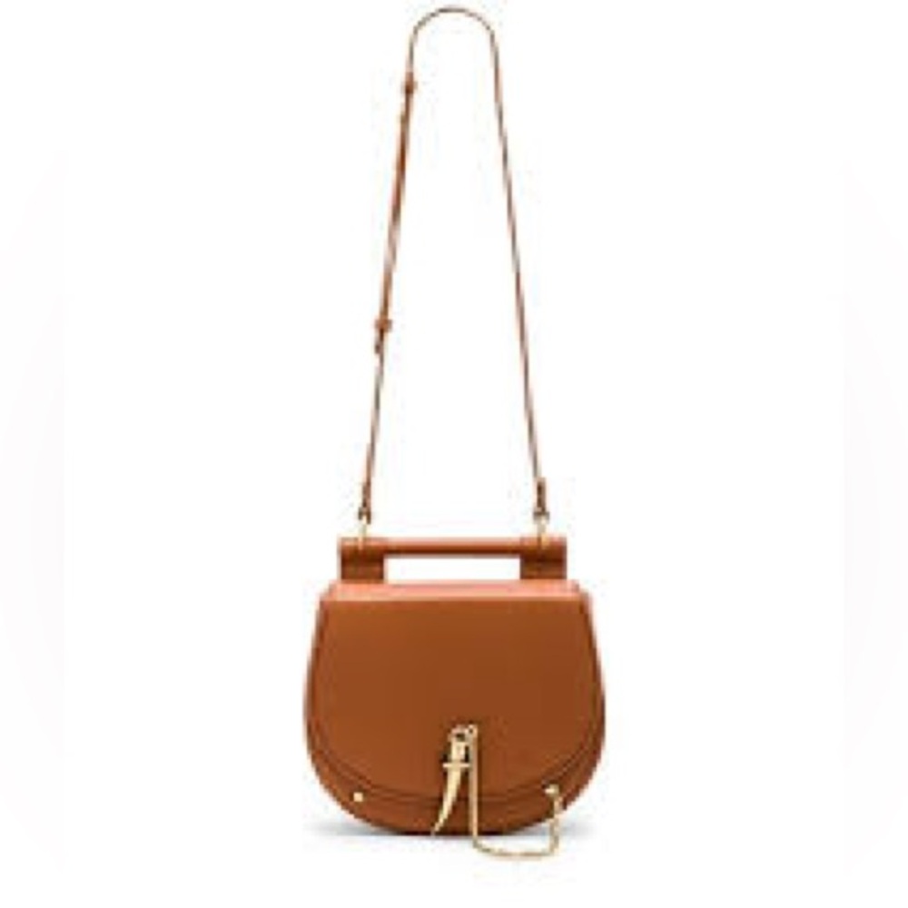 SANCIA Babylon Tooth Bar Bag in Cognac